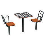 Шахматний стіл з сидіннями, фото 4