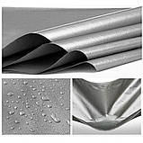 Тент 10×12 м, 110 г/м2 поліпропіленовий сірий WoffMann Silver color, фото 3