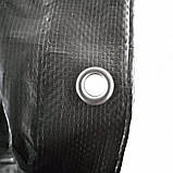 Тент 10×12 м, 110 г/м2 поліпропіленовий сірий WoffMann Silver color, фото 6