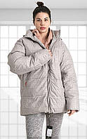 Куртка легка світла жіноча оверсайз 50