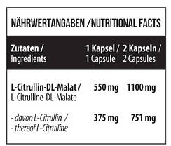 Цитрулін малат MST L-Citrulline 1100 120 кап, фото 3