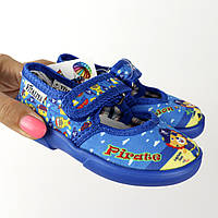 Дитячі тапочки в садок на хлопчика, текстильна взуття Vitaliya Віталія Україна