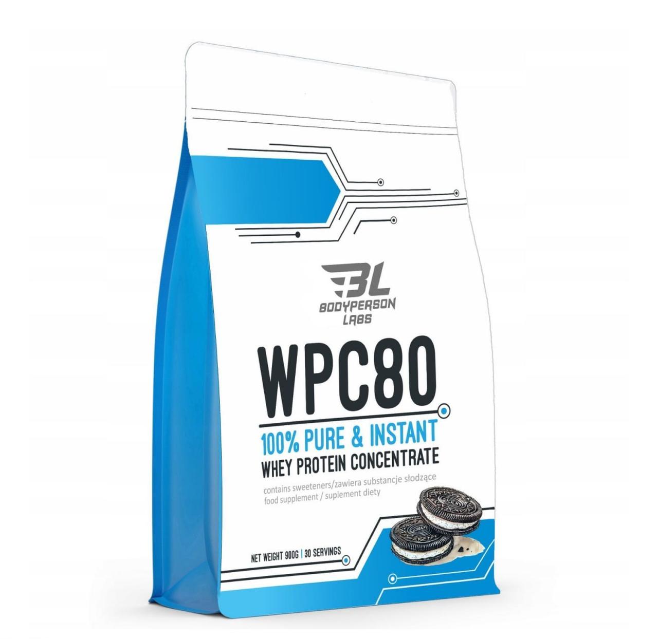 Протеїн Bodyperson Labs WPC80 Oreo, 900 г, фото 1