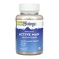 Solaray, мультивітаміни для чоловіків One Daily Active, 90 капсул VegCap