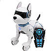 Розумна собака на радіокеруванні з акумулятором Інтерактивний рухомий Робо пес з LED світлом і звуком демонстрація, фото 2