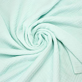 Муслін 4-шаровий, колір ментол, 240 см № MS-006