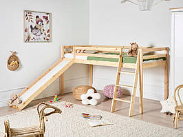 Дерев'яне ліжко-горище з гіркою STAPLE 90 x 200 см