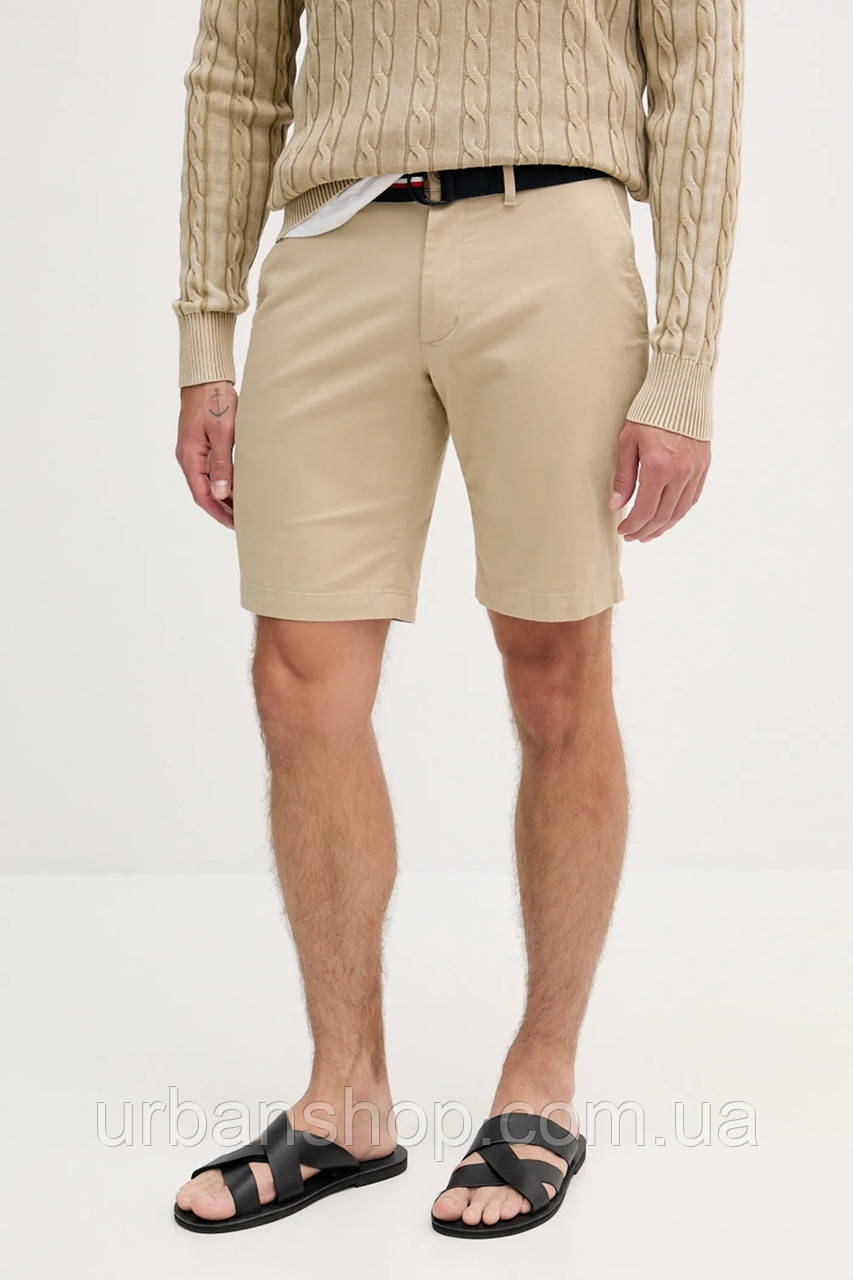 Urbanshop com ua Шорти Tommy Hilfiger колір бежевий MW0MW39706 РОЗМІРИ ЗАПИТУЙТЕ