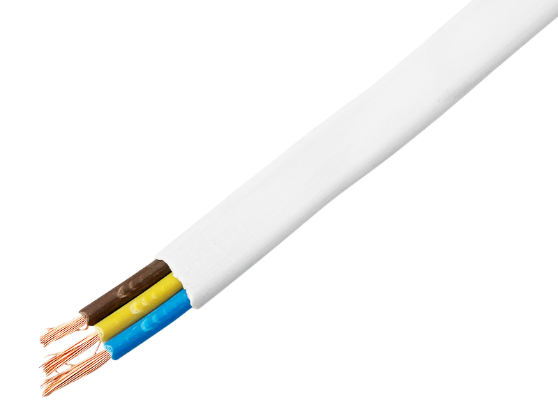 Провід ШВВП 3х1,5 білий мідь Одеса ГОСТ (по 100м)