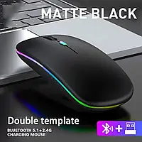 Бездротова мишка Bluetooth 5.2 тиха робота та точне управління Wireless Gaming Mouse