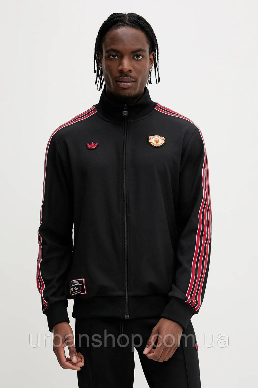 Urbanshop com ua Кофта adidas Originals Manchester United колір чорний з аплікацією JF0358 РОЗМІРИ ЗАПИТУЙТЕ