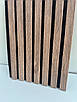 Стінова акустична панель 2,8м х 30см Ялина Карпатська, фото 3