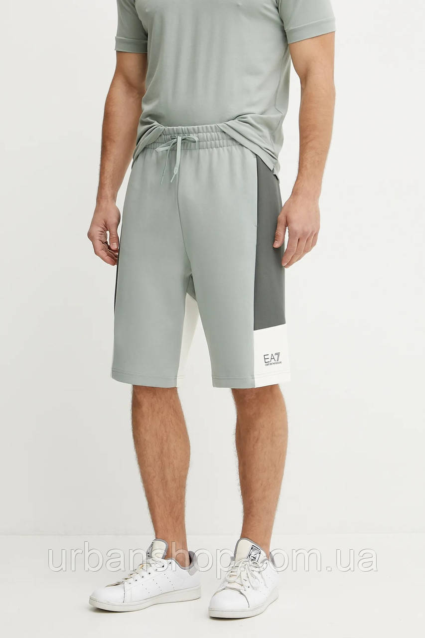 Urbanshop com ua Шорти EA7 Emporio Armani чоловічі колір зелений AF12660.7M000280 РОЗМІРИ ЗАПИТУЙТЕ