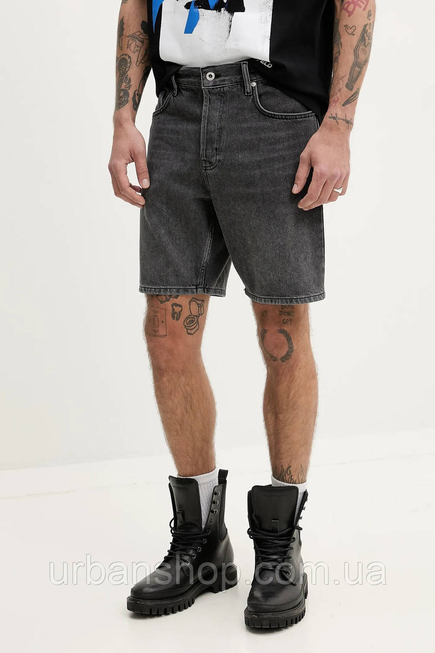 Urbanshop com ua Джинсові шорти Karl Lagerfeld Jeans чоловічі колір сірий A2M10084 РОЗМІРИ ЗАПИТУЙТЕ