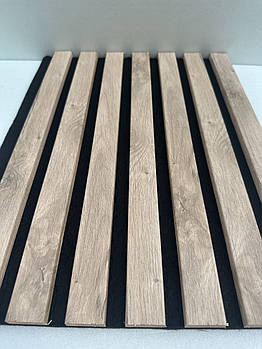 Стінова акустична панель 2,8м х 30см Дуб Болтон