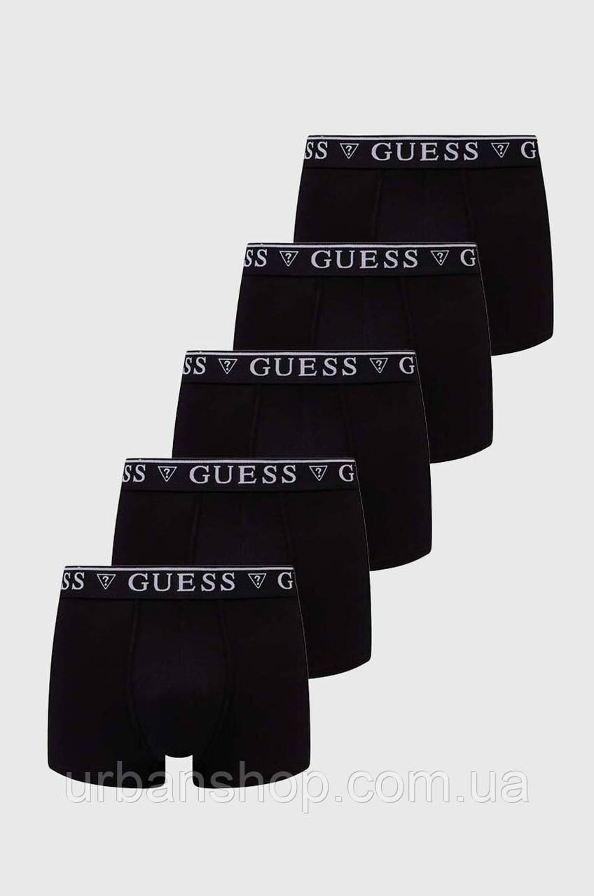 Urbanshop com ua Боксери Guess 5-pack чоловічі колір чорний U4YG16 K6YW1 РОЗМІРИ ЗАПИТУЙТЕ