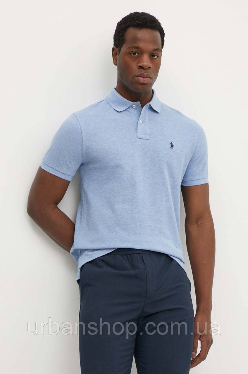 Urbanshop com ua Бав'яне поло Polo Ralph Lauren меланж 710666998 РОЗМІРИ ЗАПІТУЙТЕ