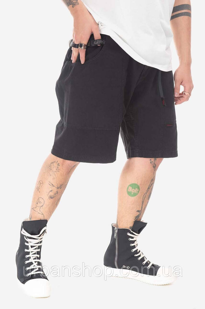Urbanshop com ua Бавовняні шорти Gramicci Gadget Short колір чорний РОЗМІРИ ЗАПИТУЙТЕ