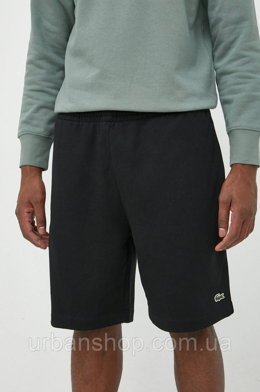 Urbanshop com ua Шорти Lacoste чоловічі колір чорний РОЗМІРИ ЗАПИТУЙТЕ