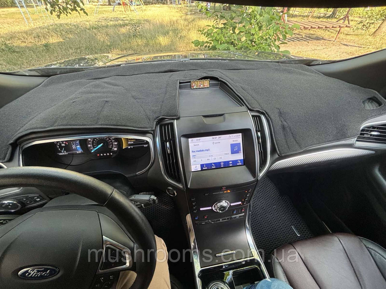 Накидка на торпеду FORD Edge CD4 2014+ чохол килимок накидка на панель приладів автомобіля Форд С Макс, фото 1