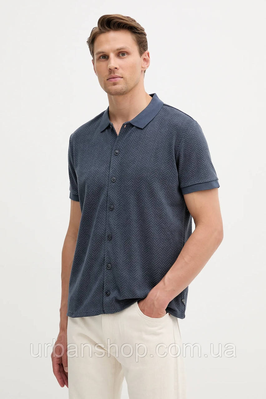 Urbanshop com ua Сорочка Guess CALVIN regular класичний комір M5YP20 KCWN2 РОЗМІРИ ЗАПИТУЙТЕ