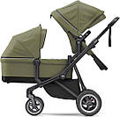 Дитяча коляска з люлькою Thule Sleek (Soft Green on Black) 11000030 (TH 11000030), фото 5