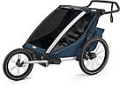 Дитяча коляска Thule Chariot Cross Double (Majolica Blue) 10202023 (TH 10202023), фото 6