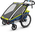 Дитяча коляска Thule Chariot Sport Double (Chartreuse-Mykonos) 10201004 (TH 10201004), фото 3