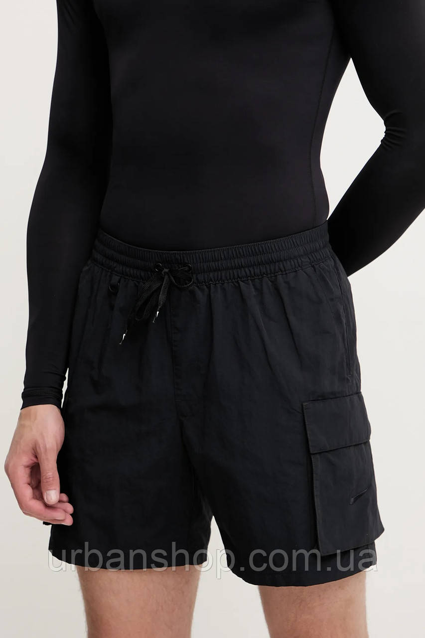 Urbanshop com ua Шорти Nike колір чорний NESSF503 РОЗМІРИ ЗАПИТУЙТЕ