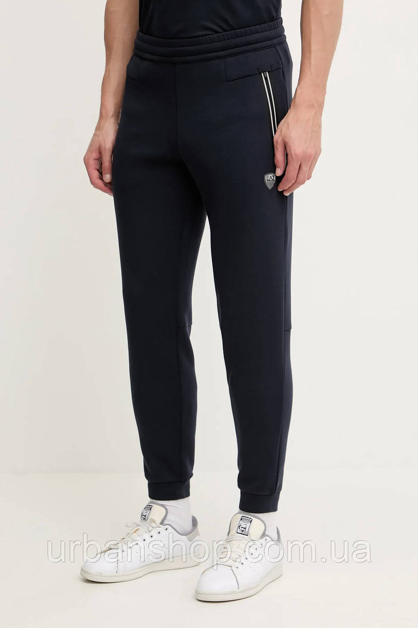 Urbanshop com ua Спортивні штани EA7 Emporio Armani колір синій однотонні PJ4EZ.8NPP63 РОЗМІРИ ЗАПИТУЙТЕ