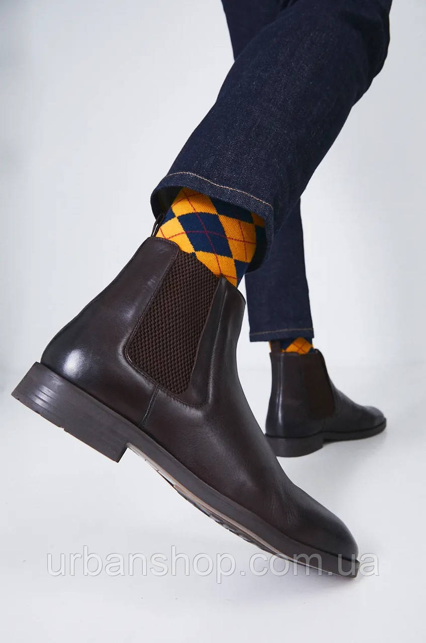 Urbanshop com ua Шкіряні туфлі Medicine чоловічі колір коричневий РОЗМІРИ ЗАПИТУЙТЕ