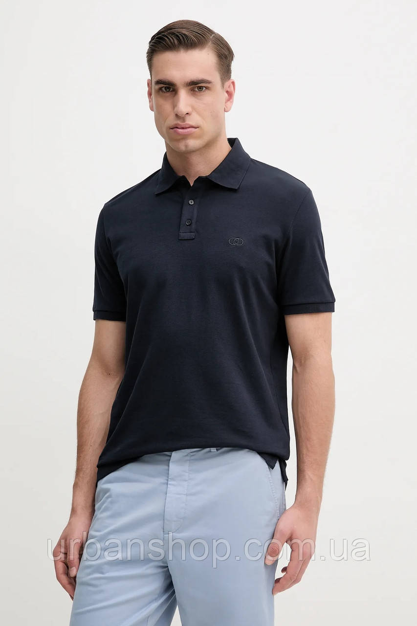 Urbanshop com ua Поло Liu Jo чоловіче колір синій однотонне QA5157 J0299 РОЗМІРИ ЗАПИТУЙТЕ