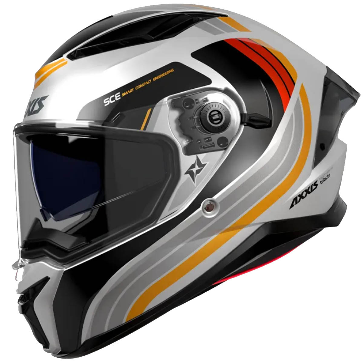 Мотошолом AXXIS PANTHER SV Tribute A1 Gloss Black XS