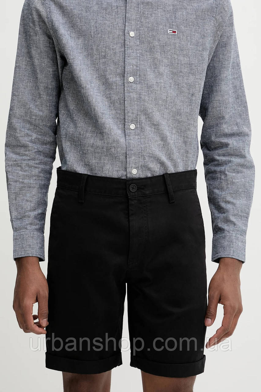 Urbanshop com ua Шорти Tommy Jeans чоловічі колір чорний DM0DM21950 РОЗМІРИ ЗАПИТУЙТЕ