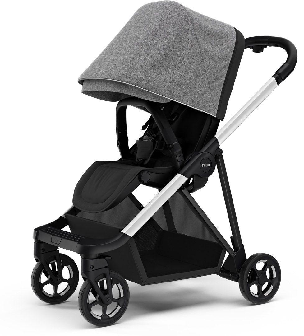 Дитяча коляска Thule Shine (Grey Melange/ Aluminium) 11400200 (TH 11400200), фото 1