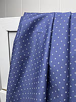 Котон поплін Синій квітка