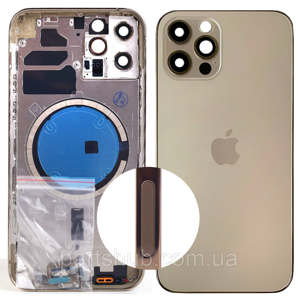 Корпус Apple iPhone 12 Pro (золотистий оригінал Китай US), фото 1
