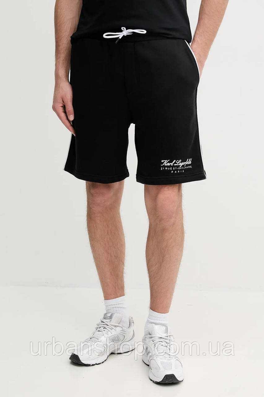 Urbanshop com ua Шорти Karl Lagerfeld чоловічі колір чорний A2M44002 РОЗМІРИ ЗАПИТУЙТЕ