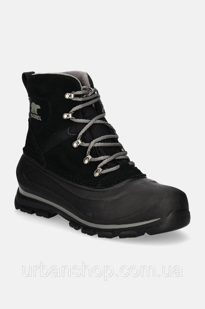Urbanshop com ua Високі черевики Sorel BUXTON LACE WP 24 чоловічі колір чорний 2084901010 РОЗМІРИ ЗАПИТУЙТЕ