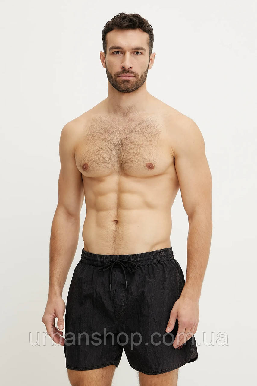 Urbanshop com ua Купальні шорти Diesel JIMMIE-38-D-POP BOXER-SHORTS колір чорний A17600.0AFBG РОЗМІРИ