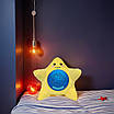 Дитячий нічник зірочка м’яка іграшка проєктор зоряного неба світильник для дитини LED лампа музика звук, фото 8