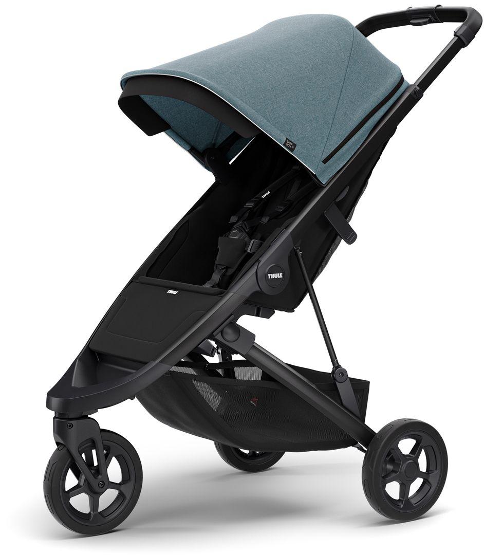 Дитяча коляска Thule Spring (Black / Teal Melange) (TH 11300200-11300306), фото 1
