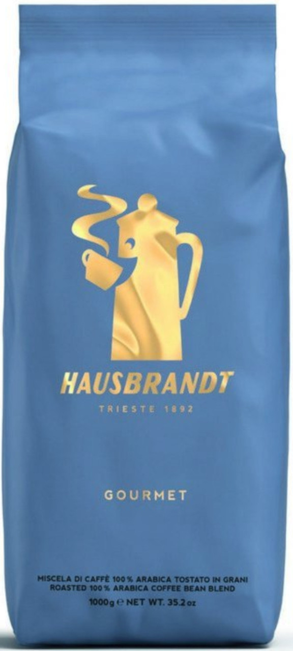 ОРИГІНАЛ! Кава в зернах Hausbrandt Gourmet 100% Арабіка 1000г Італія