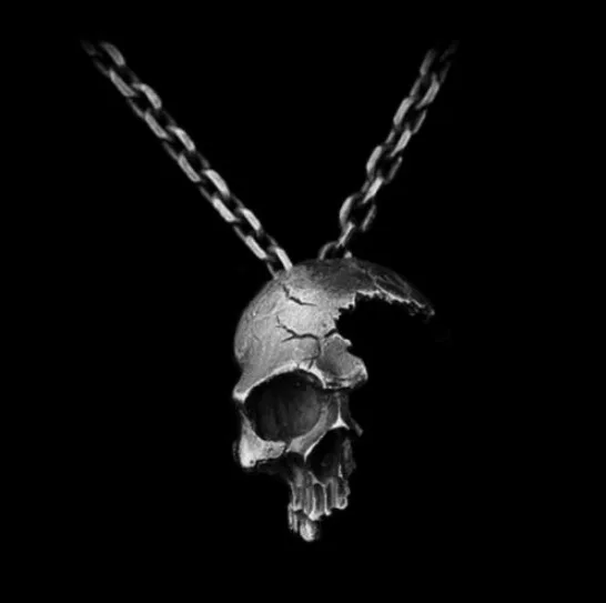 Чоловічий кулон Skull череп підвіска з черепом, фото 1