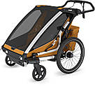 Дитяча коляска Thule Chariot Sport 2 Double (Natural Gold) 10201033 (TH 10201033), фото 3