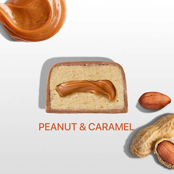 Батончик протеїновий "Арахісовий" молочним шоколадом 45 гр.