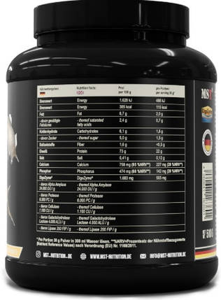 Сиворотковий протеїн MST Best Whey Protein + Enzyme 510г ваніль, фото 2