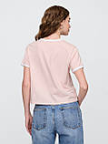 УЦІНКА Жіноча укорочена футболка GAP з логотипом 1159844268 (рожевий L)., фото 2