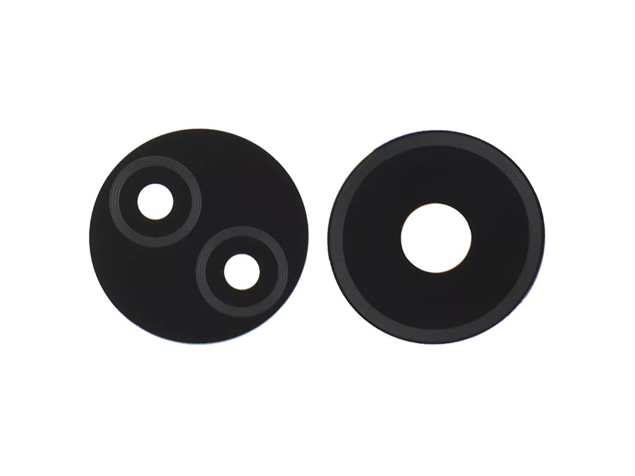 Скло камери для Tecno Camon 19 (CI6n) чорне (комплект 2 шт.), фото 1