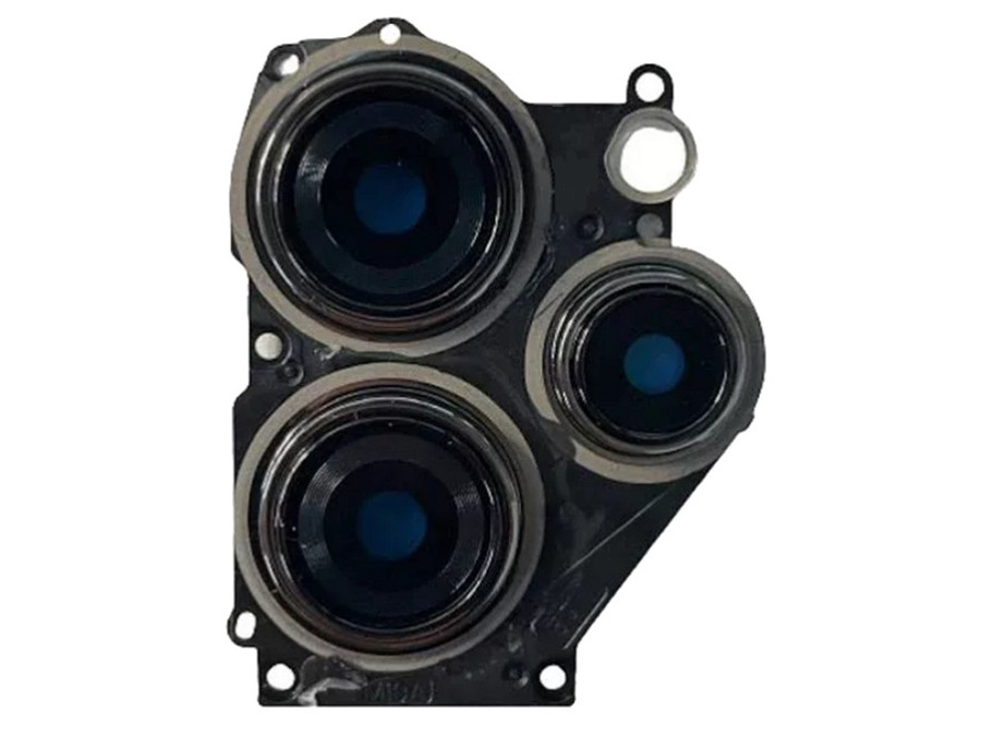 Скло камери для Xiaomi Redmi 12, чорне + рамка, фото 1